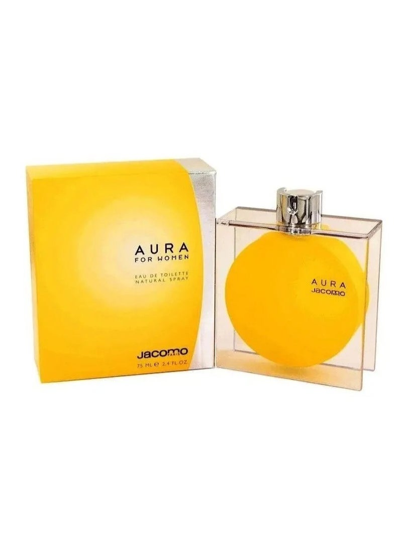 Jacomo Aura For Woman Eau De Toilette 75Ml Spray 2.4 Fl Oz - Image 1
